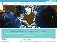 Tablet Screenshot of ijmrps.com